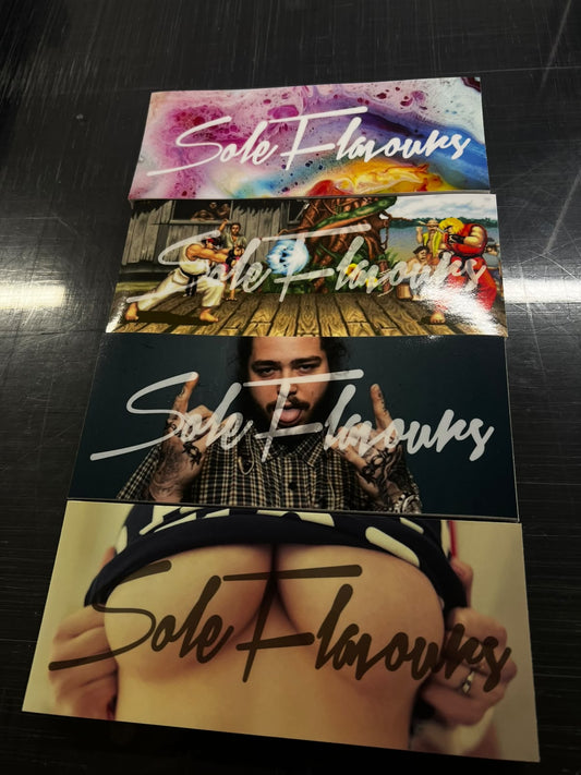 Sole Flavours S26/EP1-4 Slap Sticker Decals - Sole Flavours Ltd